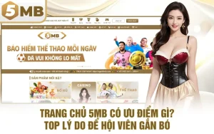 Trang Chủ 5MB Có Ưu Điểm Gì? Top Lý Do Để Hội Viên Gắn Bó